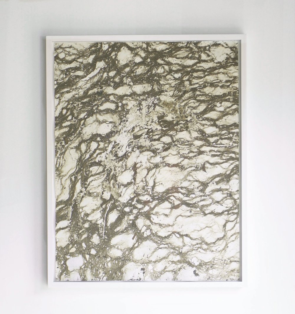 Sto Len   Flushing Meadows Corona Park Queens #2 , March 8th, 2016 Water, pollutants, residue on paper 23 x 29   