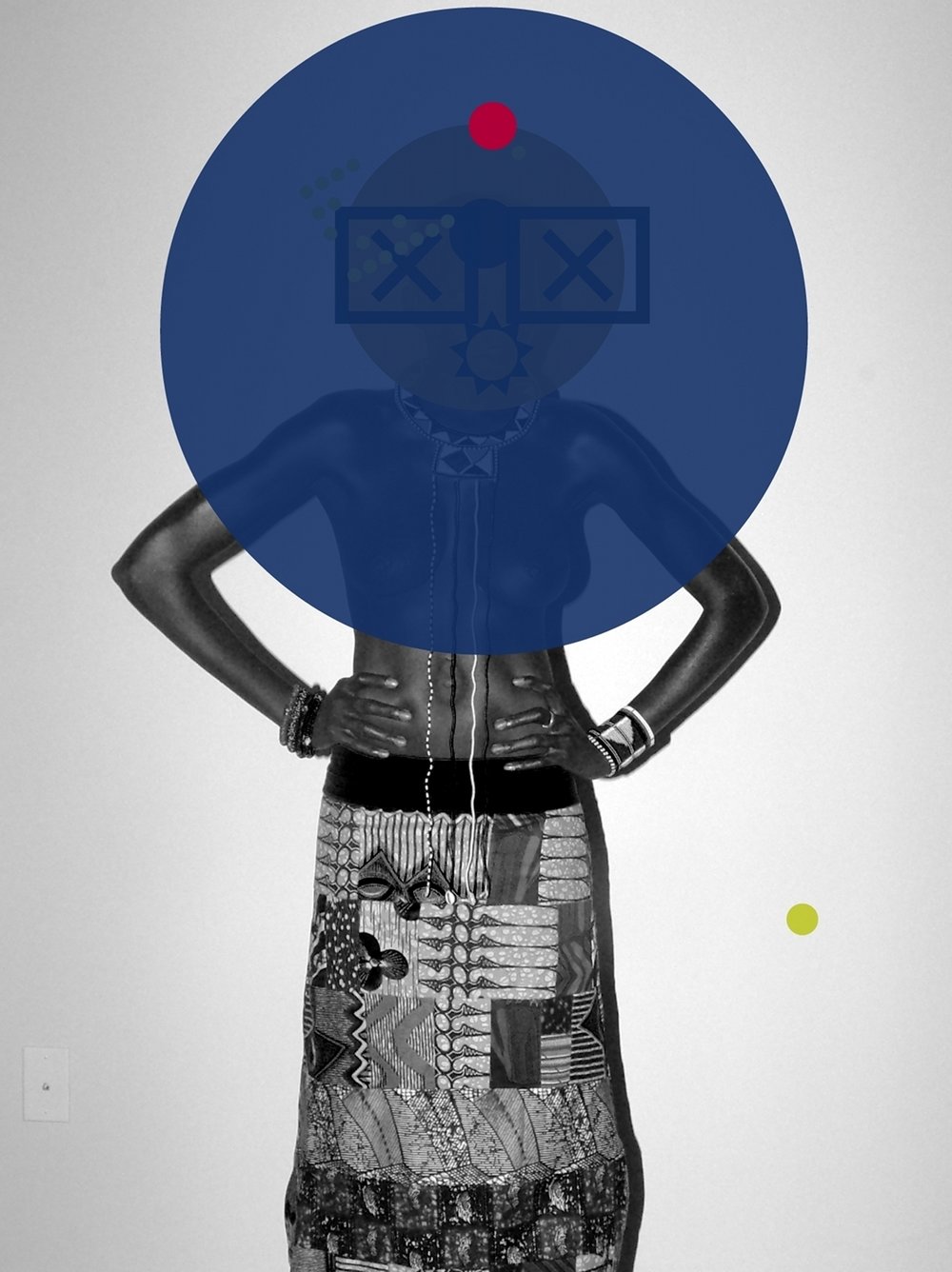 The Masking:&nbsp;Super Powers Series #3 Digital print 8.5 x 10 in (unframed) / 9.75 x 11.5 in (framed)